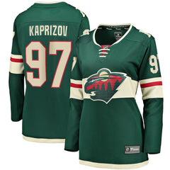 NHL Green Kirill Kaprizov Minnesota Wild Fanatics Women's Home Breakaway Replica Jersey