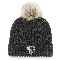 NBA Brooklyn Nets '47 Women's Meeko Cuffed Knit Hat with Pom