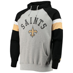 Starter Home Run Raglan Pullover Hoodie - New Orleans Saints
