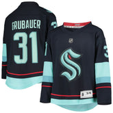 NHL Deep Sea Blue Philipp Grubauer Seattle Kraken Youth Home Replica Player Jersey