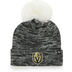 NHL Gray Vegas Golden Knights '47 Women's Triple Cross Cuffed Knit Hat with Pom