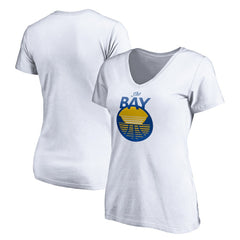 NBA Golden State Warriors Women's The Bay Logo V-Neck T-Shirt sale