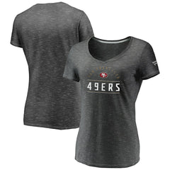 Women's League Leader Space Dye V-Neck T-Shirt - San Francisco 49ers