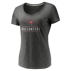 Women's League Leader Space Dye V-Neck T-Shirt - Tampa Bay Buccaneers