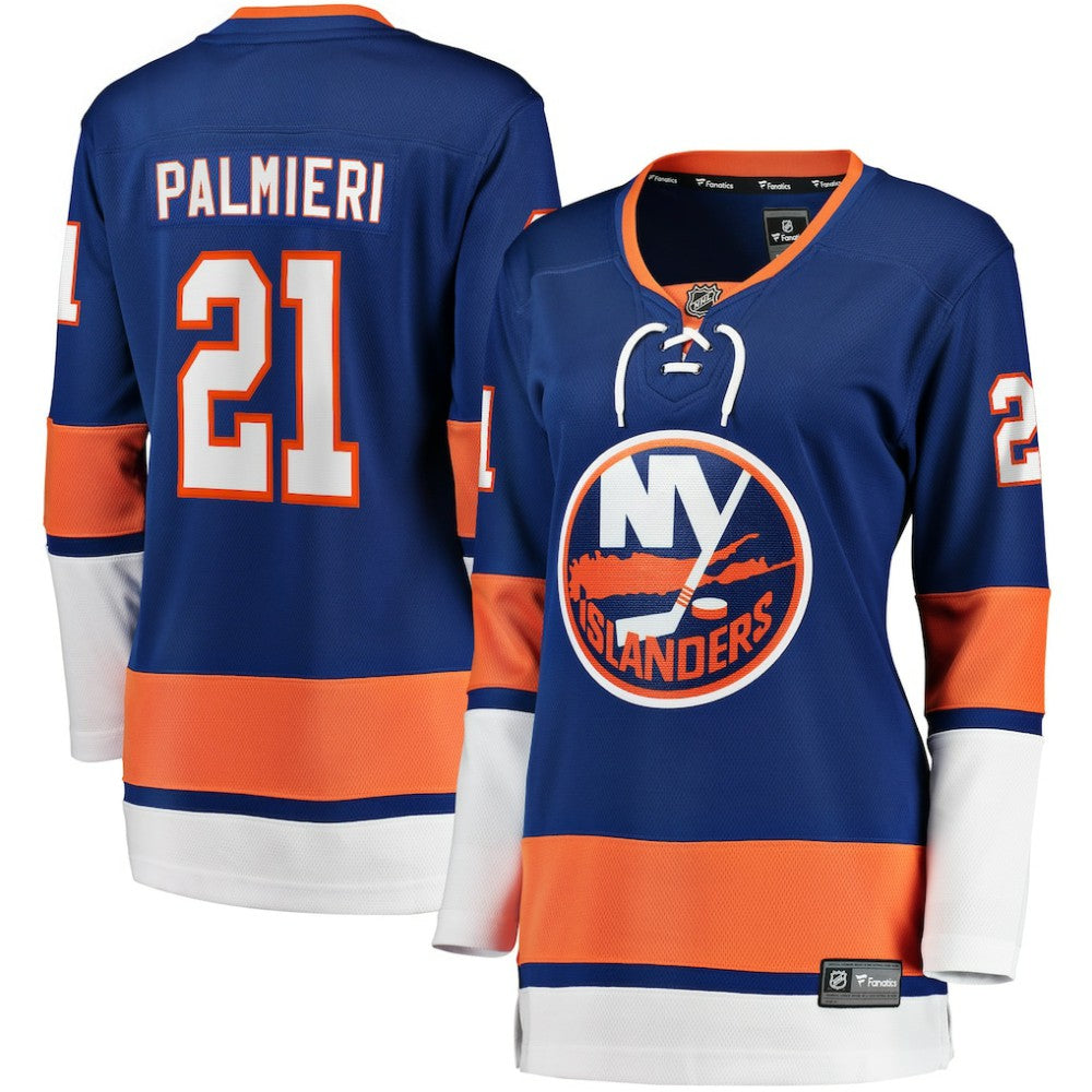 NHL Royal Kyle Palmieri New York Islanders Fanatics Women's Home Breakaway Replica Jersey