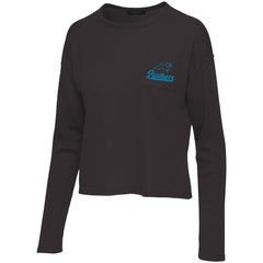 Junk Food Women's Pocket Thermal Long Sleeve T-Shirt - Carolina Panthers