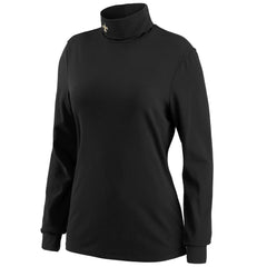 WEAR by Erin Andrews Women's Long Sleeve Tri-Blend Turtleneck T-Shirt - New Orleans Saints