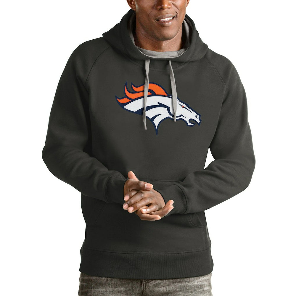 Antigua Victory Pullover Hoodie - Denver Broncos