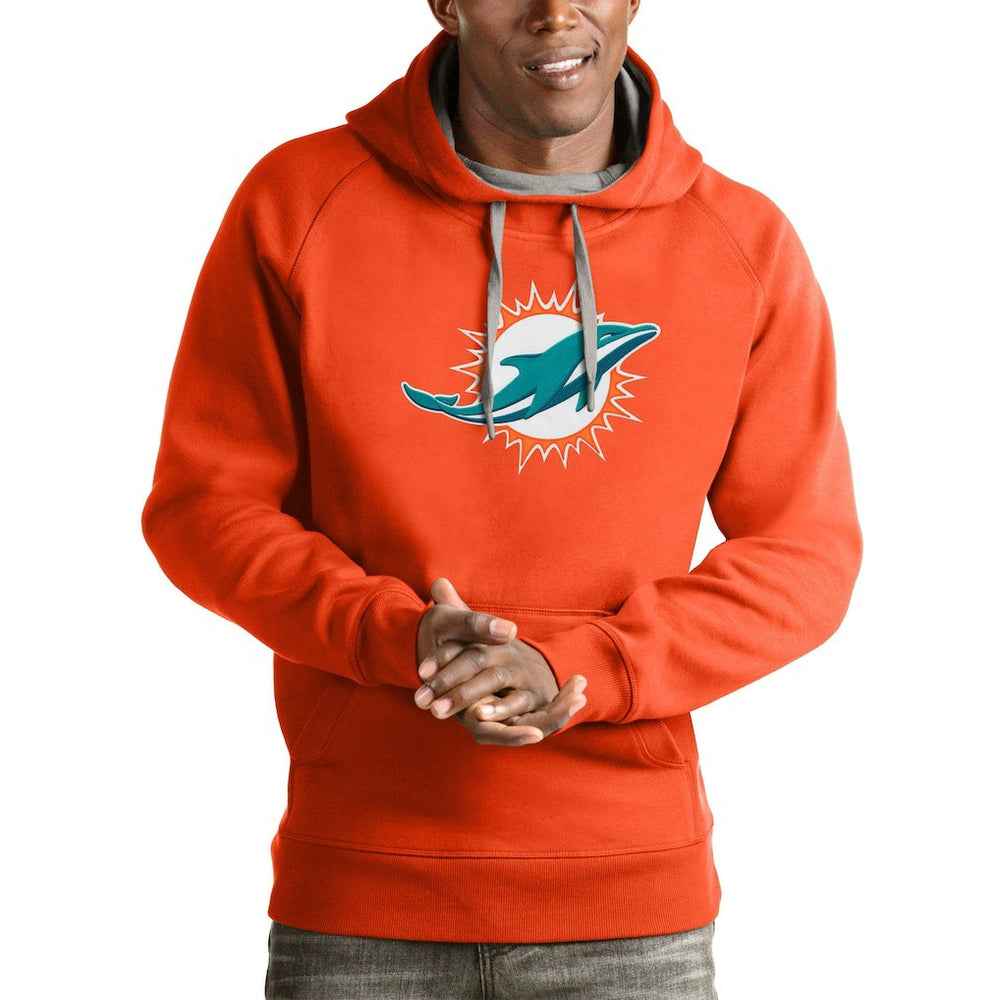 Antigua Victory Pullover Hoodie - Miami Dolphins