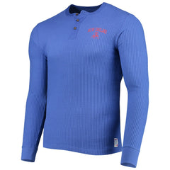 Junk Food Thermal Henley Long Sleeve T-Shirt - New England Patriots
