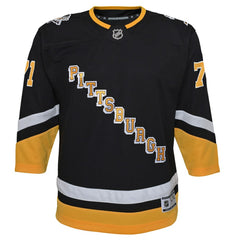 NHL Black Evgeni Malkin Pittsburgh Penguins Youth 2021/22 Alternate Premier Player Jersey