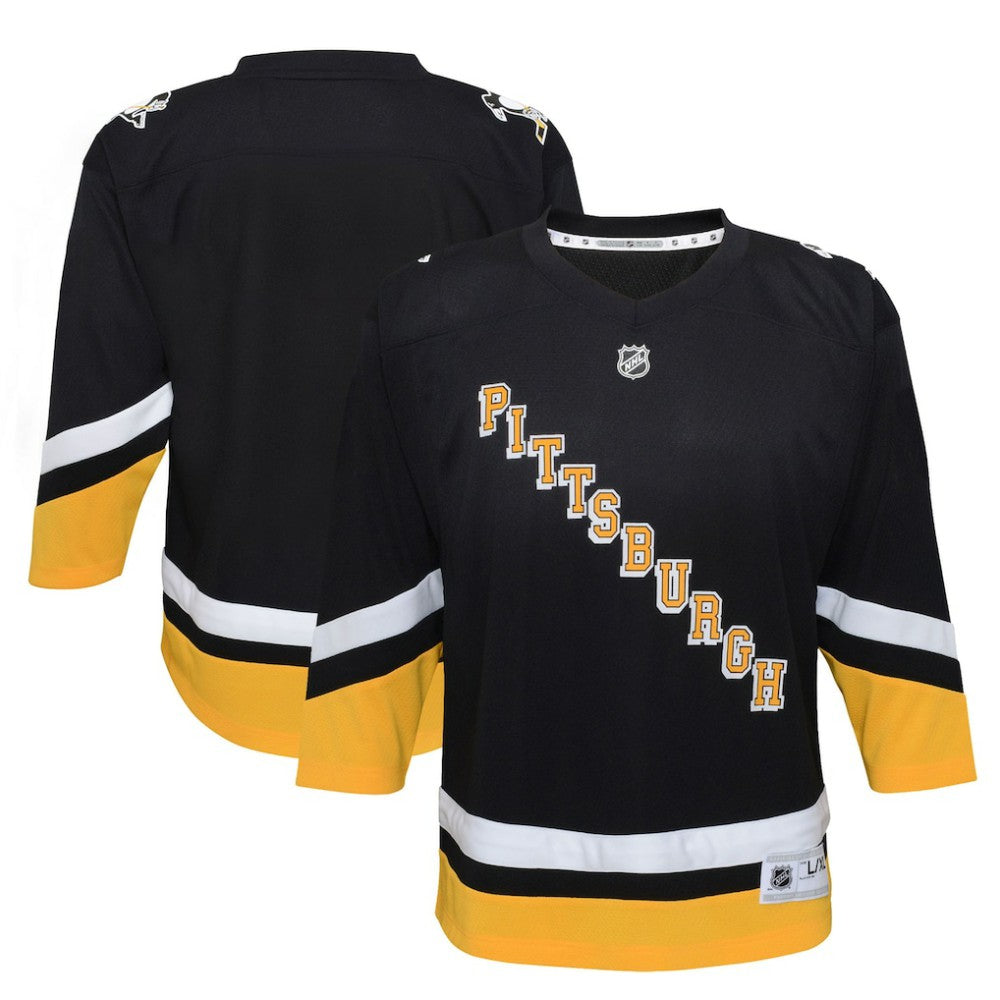 NHL Black Pittsburgh Penguins Youth 2021/22 Alternate Replica Jersey