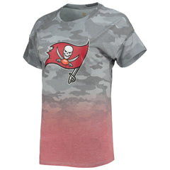 Juniors Beth Camo Dip-Dye T-Shirt - Tampa Bay Buccaneers