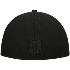 Black on Black Low Profile 59FIFTY II Fitted Hat - Tennessee Titans