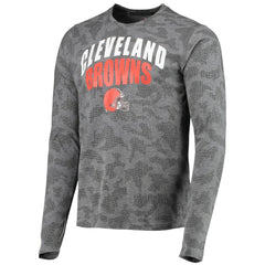 MSX by Michael Strahan Camo Performance Long Sleeve T-Shirt - Cleveland Browns