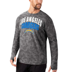 MSX by Michael Strahan Camo Performance Long Sleeve T-Shirt - Los Angeles Chargers