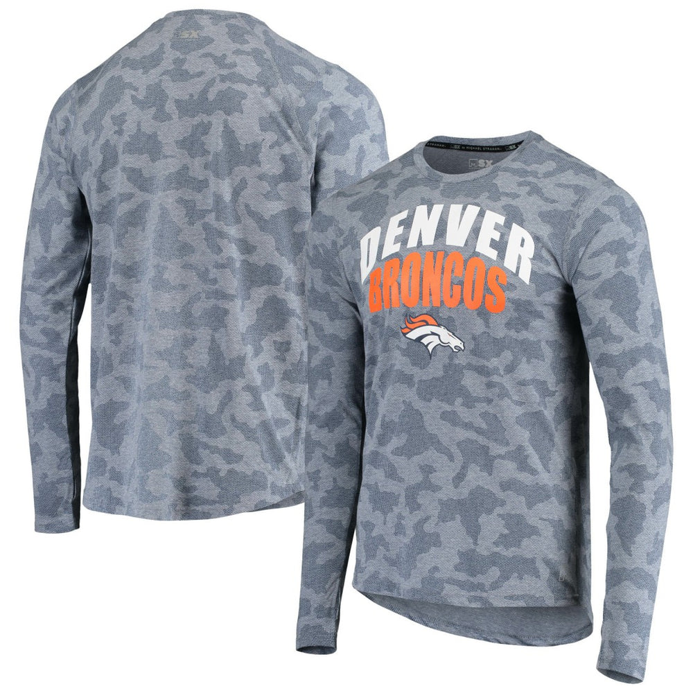 MSX by Michael Strahan Camo Performance Long Sleeve T-Shirt - Denver Broncos