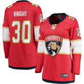 NHL Red Spencer Knight Florida Panthers Fanatics Women's Home Breakaway Jersey