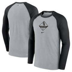 MLB Chicago White Sox Nike Game Authentic Collection Performance Raglan Long Sleeve T-Shirt
