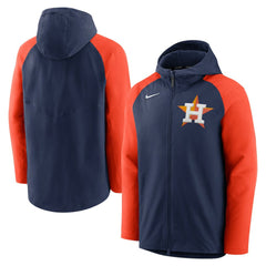 MLB Houston Astros Nike Authentic Collection Performance Raglan Full-Zip Hoodie
