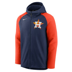 MLB Houston Astros Nike Authentic Collection Performance Raglan Full-Zip Hoodie