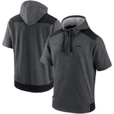 MLB Milwaukee Brewers Nike Authentic Collection Dry Flux Performance Quarter-Zip Short Sleeve Hoodie