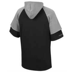 Home Advantage Raglan Short Sleeve Pullover Hoodie - Las Vegas Raiders