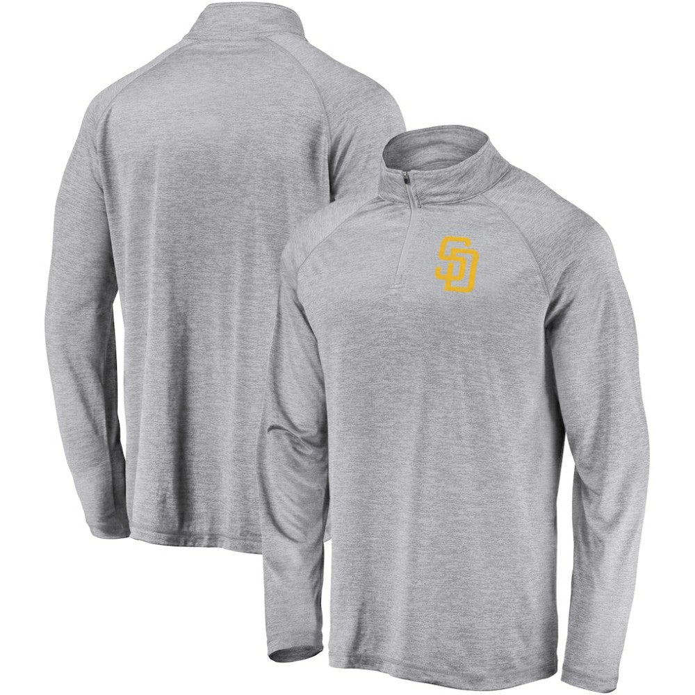 MLB San Diego Padres Fanatics Primary Logo Quarter-Zip Raglan Jacket