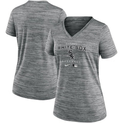 MLB Chicago White Sox Nike Women's Authentic Collection Velocity Performance V-Neck T-Shirt