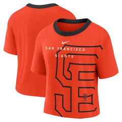 MLB San Francisco Giants Nike Women's Team First High Hip Boxy T-Shirt