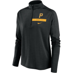 MLB Pittsburgh Pirates Nike Women's Primetime Local Touch Pacer Quarter-Zip Top