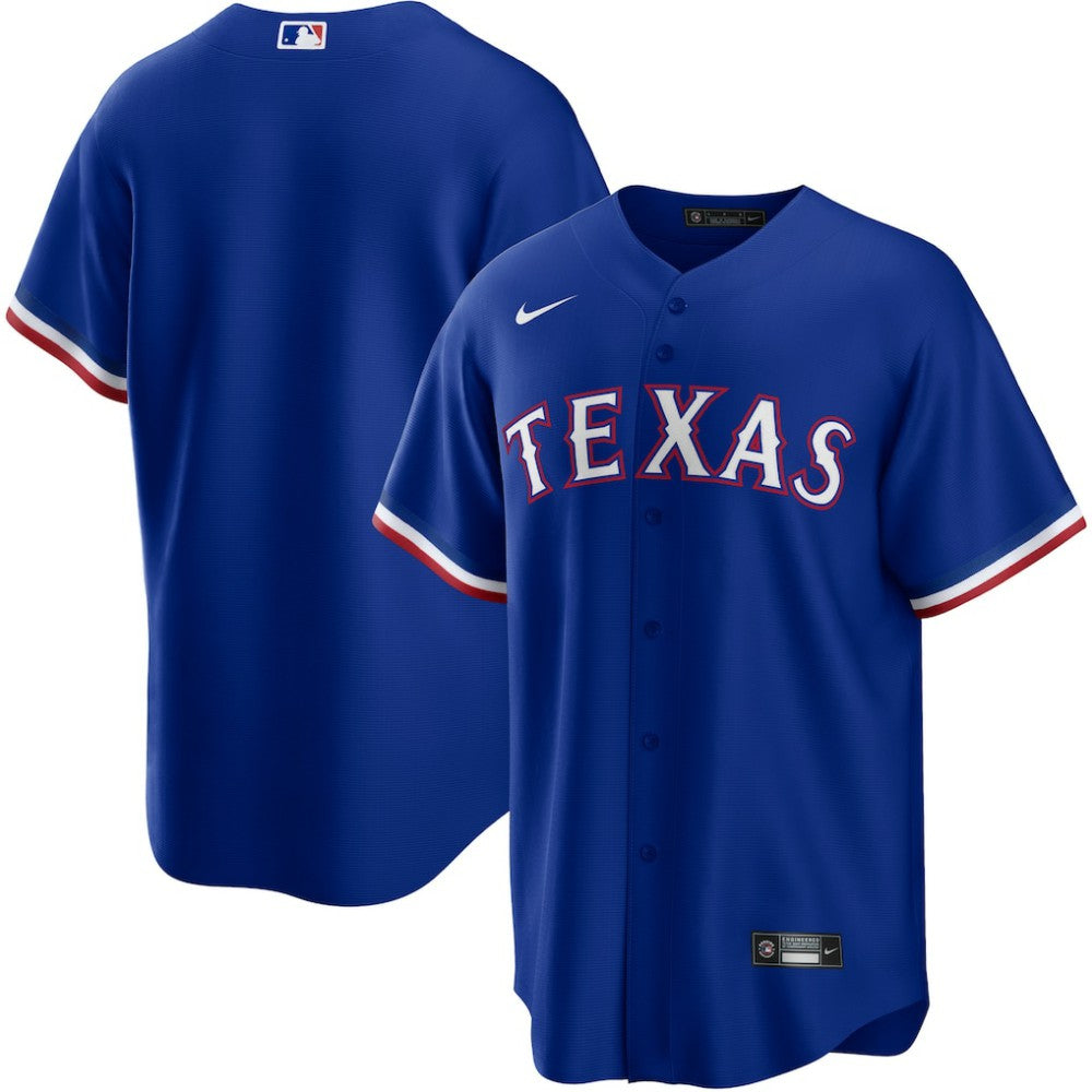 MLB Texas Rangers Nike Alternate Replica Team Logo Jersey