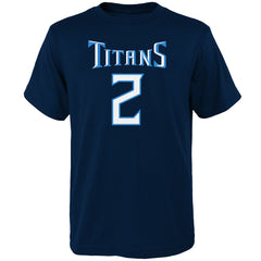 Julio Jones Youth Mainliner Player Name & Number T-Shirt - Tennessee Titans