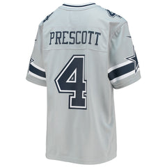 Dak Prescott Youth Inverted Team Game Jersey - Dallas Cowboys