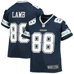 CeeDee Lamb Youth Player Game Jersey - Dallas Cowboys