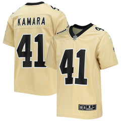 Alvin Kamara Youth Inverted Team Game Jersey - New Orleans Saints
