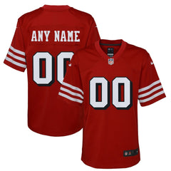 Youth Alternate Custom Game Jersey - San Francisco 49ers