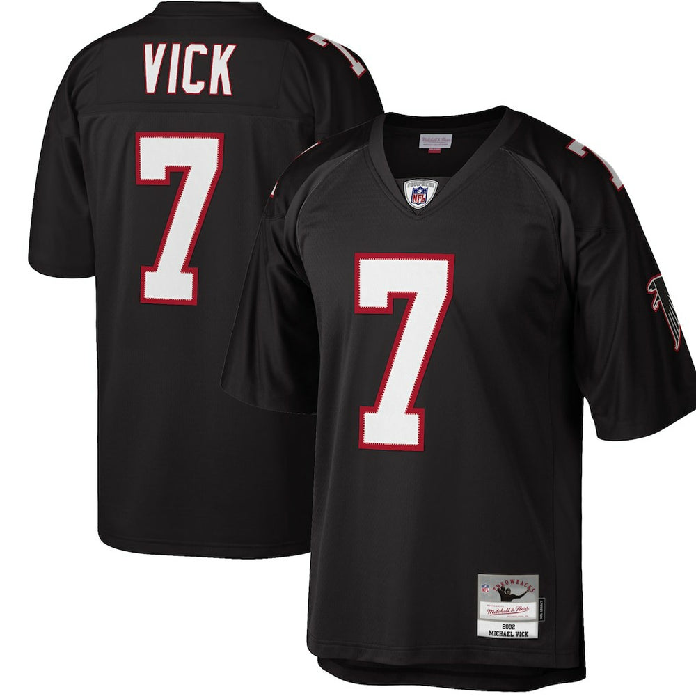 Michael Vick Big & Tall 2002 Retired Player Replica Jersey - Atlanta Falcons