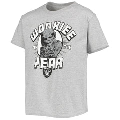 Junk Food Youth Star Wars Wookie Of The Year T-Shirt - Las Vegas Raiders