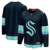 NHL Deep Sea Blue Seattle Kraken Fanatics Home Breakaway Jersey