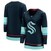 NHL Navy Seattle Kraken Fanatics Women's Home Breakaway Jersey