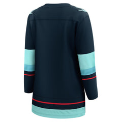NHL Navy Seattle Kraken Fanatics Women's Home Breakaway Jersey