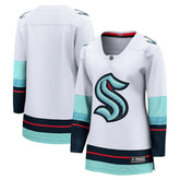 NHL White Seattle Kraken Fanatics Women's Away Breakaway Jersey