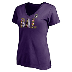 Women's Hometown Collection Wildcat V-Neck T-Shirt - Baltimore Ravens