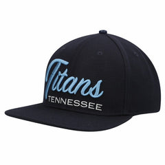 Pro Standard Script Wordmark Snapback Hat - Tennessee Titans