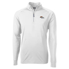 Cutter & Buck Adapt Eco Knit Quarter-Zip Pullover Jacket - Denver Broncos