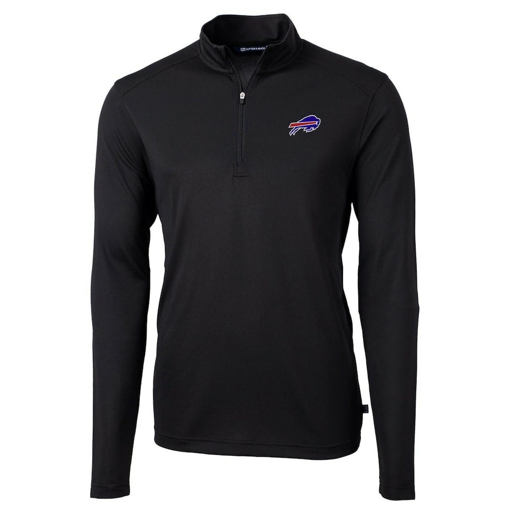 Cutter & Buck Virtue Eco Pique Recycled Quarter-Zip Pullover Jacket - Buffalo Bills