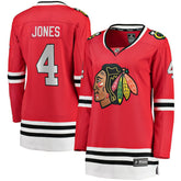 NHL Red Seth Jones Chicago Blackhawks Fanatics Women's Home Breakaway Player Jersey