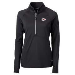 Cutter & Buck Women's Adapt Eco Knit Half-Zip Pullover Jacket - Kansas City Chiefs