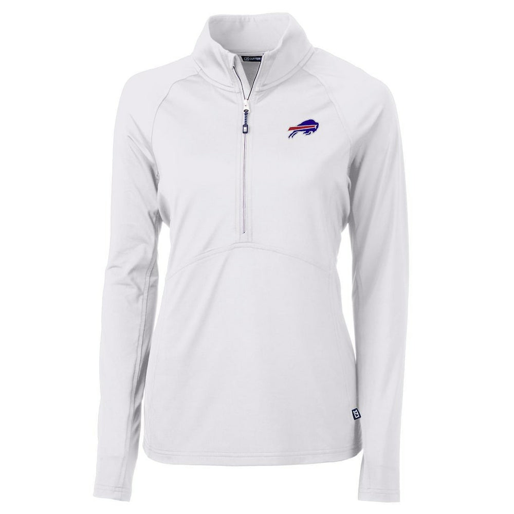 Cutter & Buck Women's Adapt Eco Knit Half-Zip Pullover Jacket - Buffalo Bills